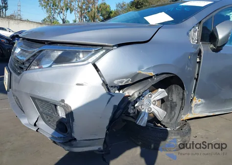 2020 Honda Odyssey Ex-L/Ex-L W/Navi Res from USA, damaged, VIN 5FNRL6H73LB065076